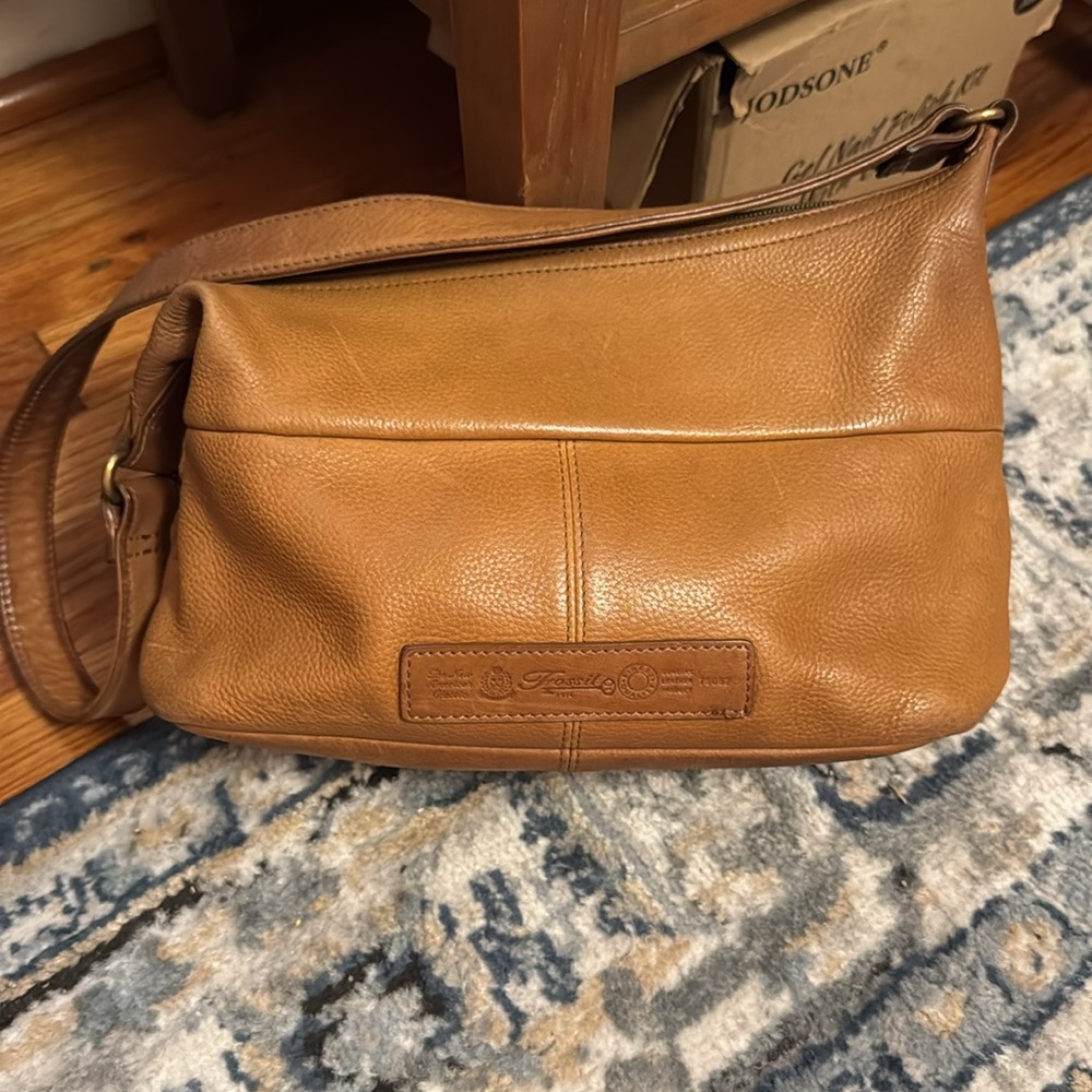 Fossil Brown Leather Shoulder Bag